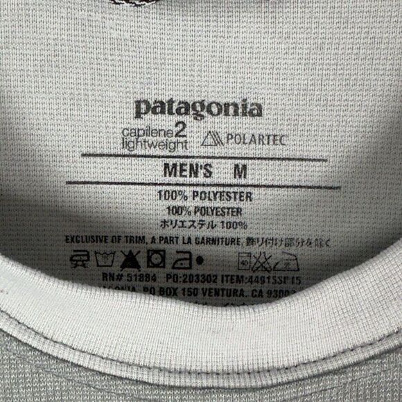 Patagonia Polartec Capilene 2‎ Short Sleeve Shirt Men's Medium - Picture 3 of 4